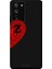 Samsung Galaxy Note 20 Ultra Için Siyah Z-Harfli Touch Of love Desenli Silikon Kılıf 1