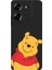 Tecno Pova 5 Için Siyah Pooh Smile Desenli Silikon Kılıf 1