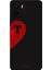Vivo Y15S Için Siyah T-Harfli Touch Of love Desenli Silikon Kılıf 1