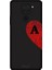 Xiaomi Redmi Note 9 Için Siyah A Harfli Touch Of love Desenli Silikon Kılıf 1