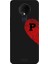 Tecno Pova Neo Için Siyah P Harfli Touch Of love Desenli Silikon Kılıf 1