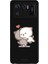 Xiaomi Mi 11 Ultra Için Siyah Meow Hug Desenli Silikon Kılıf 1