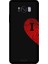 Samsung Galaxy S8 Plus Için Siyah I Harfli Touch Of love Desenli Silikon Kılıf 1