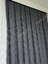 Puffy Herringbone Anrasit Desenli Keten Fon Perde L Ürün Sık Pile L Aksesuar Hediyeli L Tek Kanat 6
