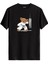 Karateci Ayıcık Baskılı Uniseks Tişört - %100 Pamuk Premium Kumaş Regular Tasarım T-Shirt 1