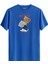 Ağırlık Kaldıran Mutlu Ayı Baskılı Siyah Tişört - %100 Pamuk Spor Tasarım T-Shirt 1