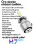 H7 Beyaz LED Araba Far Ampülü 36W Turbo Yeni Seri Süper Güçlü Cob LED Far Ampül 3