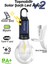 Solar Şarjlı Taşınabilir LED Ampül V2 Outdoor Kamp Bahçe Lambası 10W Askılı Kırılmaz LED Işık 1