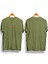 Beş Yıldız / Erkek Haki Yeşil Renk T-Shirt / %100 Pamuk Premium Quality / Regular Fit 2