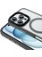 iPhone 16 Pro Uyumlu Kenarları Renkli Şeffaf Magsafe Kılıf 1
