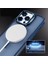 Apple Iphone 13 Uyumlu Kılıf Standlı Mat Magsafe Metal Tuşlu Kamera Lens Hediyeli Nevada Case 5