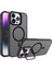 iPhone 15 Pro Max Uyumlu Kenarları Renkli Stand Magsafe Kılıf 1