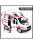 1:24 Alaşım Ambulans Modeli Simülasyon Geri Çekilebilir Ses ve Işık Döküm Alaşım Araba Oyuncak Seti Çocuk Doğum Günü Hediyesi (Yurt Dışından) 1