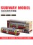1:90 Alaşım Tramvay Modeli Aydınlatma Müzik Kapı Açma Metro Oyuncağı Otobüs Araba Modeli Çocuk Oyuncağı (Yurt Dışından) 1