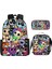 Dandy's World Karikatür Sevimli Omuz Çantası Öğrenci Okul Çantası Üç Parçalı Set (Yurt Dışından) 1