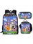 Ilkokul ve Ortaokul Öğrencileri Için My World Game Peripheral 3 Parça Okul Çantası (Yurt Dışından) 1