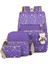Omuz Çantası Puantiyeli Öğrenci Okul Çantası Üç Parça Set (Yurt Dışından) 1
