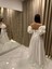 Beyaz Seyyar Kol Straplez Abiye 5558 10