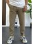 Erkek Slim Fit Beli Ipli Düğmeli Pantolon Kahverengi EDW403 1