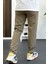 Erkek Slim Fit Beli Ipli Düğmeli Pantolon Kahverengi EDW403 3