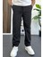 Erkek Beli Lastikli Jogger Pantolon Siyah EDW394 2
