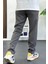 Erkek Slim Fit Beli Ipli Düğmeli Pantolon Gri EDW403 3