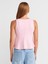 31979 Düğmeli Peplum Top-Toz Pembe 2