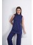Viskon Kolsuz Tunik-Lacivert 3