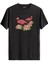 Nilüfer Çiçekli “summer Love” Flamingo Tişört 1