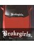 Brokegirls – Ön Cam Yazısı (Beyaz Sticker) 1