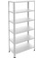 6 Katlı Galvaniz Çelik Raf - Depo, Arşiv, Kiler, Dosya, Market Rafı 31X93 CM-175 Cm-1.50 mm 1