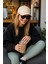 Bej Unisex Vegan Deri Cap Şapka 2