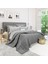 Home Loria Yatak Örtüsü Nevresim Seti 7 Parça-Antrasit 2