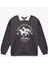 Polo Yaka Uzun Kollu Baskılı Oversize Sweatshirt 3