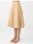 Deve Tüyü Rahat Kesim Normal Bel Gabardin Midi Etek 4