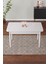 Life 70X110 Mdf Masa Metal Ayaklı Sabit Üst Kalite Mutfak Masası yemek Odası Masası Salon Masası 1