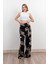 Keten Yüksek Bel Pantolon 30289 1