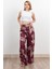 Keten Yüksek Bel Pantolon 30289 5