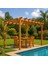 Ahşap Pergole Çardak Tente Bahçe Pergola 3MTX3MT 4