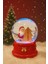LED Işıklı Merry Xmas 2026 Noel Kar Küresi – 9 cm Orta Boy Dekoratif Hediye - 48 2