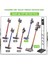 Dyson V15 V11 V10 V8 V7 Kablosuz Elektrikli Süpürgeler Için Tekerlekli Ağır Tabanlı Metal Braket Tutuculu Vakum Standı (Yurt Dışından) 5