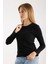 Kadın Uzun Kollu Yuvarlak Yaka Esnek Basic Bluz – Günlük ve Şık 3009 2