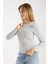 Kadın Uzun Kollu Yuvarlak Yaka Esnek Basic Bluz – Günlük ve Şık 3009 2
