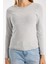 Kadın Uzun Kollu Yuvarlak Yaka Esnek Basic Bluz – Günlük ve Şık 3009 4