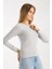 Kadın Uzun Kollu Yuvarlak Yaka Esnek Basic Bluz – Günlük ve Şık 3009 8