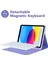 Apple iPad Pro 11inç M4/M5 Kılıf Kablosuz Klavyeli Case Mobax 2024/2025 4