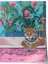 Çerçevesiz Poster, Leopar, Çiçekli Duvar Kağıdı, Dijital Sanat Poster No: 106548 1