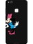Huawei P10 Lite Için Siyah Minnie Twirl Desenli Silikon Kılıf 1