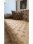 Lüx Saçaklı Ponpon Cappuccino Koltuk Örtüsü 100x240 Oturma Kısmı 3