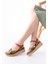 Bayan Sandalet 730-037 Multi Hakiki Deri Ortopedik Taban Kadın Sandalet 1